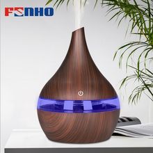 FUNHO 300ml Wood Grain Air Humidifier USB Aroma Diffuser Essential Oil Humidificador Aromatherapy Mist Maker for Home 041 2024 - buy cheap