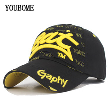 Youhome-gorra de béisbol de moda para hombres y mujeres, sombreros para hombres y mujeres de marca, algodón bordado, Gorras con letras Bat, 2018 2024 - compra barato