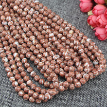 8mm man made copy natural stone round beads,1.0mm hole,50 beads per lot,Free Shipping 2024 - buy cheap