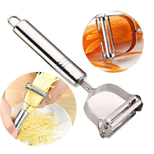 1 pc multi-função de aço inoxidável aparar faca frutas descascador ralador vegetal slicer ferramentas de cozinha suprimentos acessórios de cozinha 2024 - compre barato