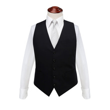 Black Men Suit Vest Chalecos Para Hombre Chaleco Hombre Vest Gentleman Slim Fit for Men Suit Waistcoat Business Men Vests 2024 - buy cheap