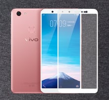 3D Tempered Glass For Vivo V7 Full Screen Cover Explosion-proof Screen Protector Film For Vivo V7 Y75 2024 - buy cheap