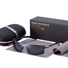 BARCUR классический дизайн алюминиевые солнцезащитные очки для мужчин и женщин Поляризованные антибликовые Солнцезащитные очки Мужские 2024 - купить недорого