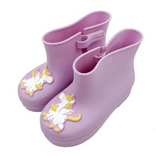 Botas de lluvia con diseño de unicornio para bebé, zapatos de lluvia de goma, de tubo bajo, 2019 2024 - compra barato