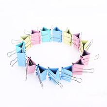 60 pcs/lot 15mm Colorful Metal Binder Clips Notes Letter Paper Clips Office Stationery Binding Supplies Paper Clamp Clips 2024 - buy cheap