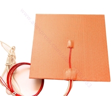 ¡Material de importación de EE. UU.! Calentador de silicona Flexible para impresora 3D, 200x200mm,500W @ 220V/ 110V/ 24V, cubo Prusa i3 RepRap 2024 - compra barato