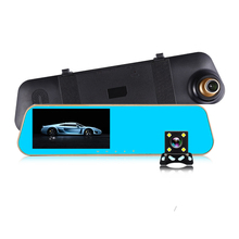 Vision Car Dvr Camera Rearview Mirror Digital Video Recorder Auto Camcorder Dash Cam FHD 1080P dual len dashcam Recorder 2024 - buy cheap