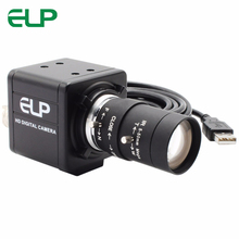 Webcam elp com lente varifocal, câmera de alta velocidade com 1080p, 60fps/ 720p, 120fps/ 360p, 260fps uvc omnivision, ov4689 cmos, usb 2024 - compre barato