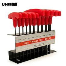 10pcs Screwdriver set Metric T-Handle Hex Key Allen Wrench Tool Set Allen Wrench Non-slip Multifunctional Wrenches Hand Tools 2024 - buy cheap