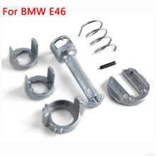 CHKJ-Kit de cilindro de cerradura metálica de puerta para BMW, Kit de reparación de barril para BMW E46 3 Series M3, 7 unids/set, piezas laterales del conductor 2024 - compra barato