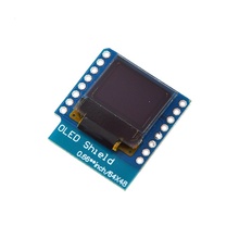 Thuso módulo de tela oled de 0.66 polegadas, para wemos d1 mini esp32 módulo arduino avr stm32 64x48 tela lcd iic i2c oled 2024 - compre barato