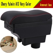 For Chery A13 Very Celer fulwin armrest box central Store content Storage box with cup holder ashtray accessories 2008-2012 2024 - buy cheap