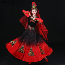 Chinese folk dance clothing dress costumes stage fan dance wear outfit performance traditional Chinese dance costumes FF1211 2024 - buy cheap