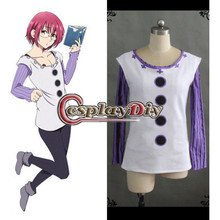 Camiseta de Cosplay para mujer, camisa de Cosplay de he Seven Deadly Sins Nanatsu no Taizai Gowther Sin Cabra 2024 - compra barato