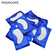 25/50/100Pcs Eye Patch For Eyelash Extensions Gel Paper Under Eye Pads Collagen Blue Silicone Lint Free Non-woven Makeup Tools 2024 - buy cheap