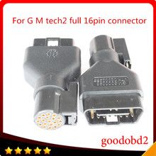 Conector de 16 pinos para ferramenta de diagnóstico automotivo, obd2, para gm tech2, adaptador de 16 pinos, g m tech 2, scanner tech2 vetronix, porta completa de 16 pinos 2024 - compre barato