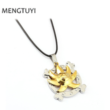 J store Anime One Piece jewelry Alloy Necklaces Thousand Sunny Logo Necklace Cosplay choker necklace for women rope chain 2024 - buy cheap