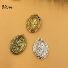 BoYuTe (10 Pieces/Lot) 23*33*5MM Oval Floating Locket Can Insert Photo Locket Pendant Factory Direct Wholesale 2024 - buy cheap