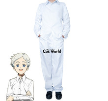 The Promised Neverland Yakusoku no Neverland Norman Shirt Pants School Uniform Outfit Anime Cosplay Costumes 2024 - buy cheap