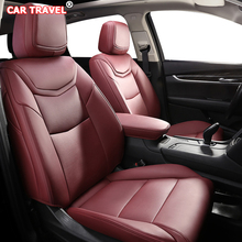 CAR TRAVEL Custom Leather car seat cover For KIA Sportage Optima Cerato Forte Soul RIO K2 K3 K3S K4 K5 KX3 KX5 KX7 KX CROSS auto 2024 - buy cheap