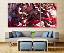 3 Panel Akagi Azur Lane Game Poster Canvas Printed Painting For Living Room Wall Art Decor Picture Artworks Poster Wholesale 2024 - buy cheap