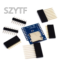 Micro SD щит для WeMos D1 mini TF WiFi ESP8266 совместимый SD 2024 - купить недорого