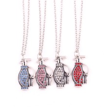 Link Chain Golf Bag Shape With Colorful Crystal Cute Shape Material Zinc Alloy Special Design Pendant Will Add Your Charm Taste 2024 - buy cheap