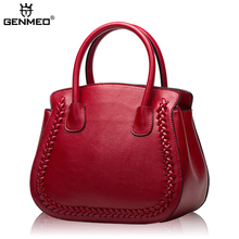 New Stylish Famous Brands Design Fashion Women's Handbags Women Genuine Leather Messenger Bags Ladies Handbag Bag Bolsa Feminina 2024 - buy cheap