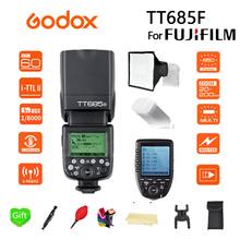 Godox-flash para câmera fuji, tt685f, tt685, 2.4g, hss 1/8000 s, ttl, gn60, sem fio, speedlite, com gatilho, transmissor para câmera fuji 2024 - compre barato