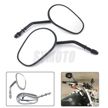 Motorcycle Rear View Side Mirror For Harley Sportster XL 883 1200 XL883N Custom XL1200C Rearview Mirror Fat Boy Iron Street Bob 2024 - buy cheap