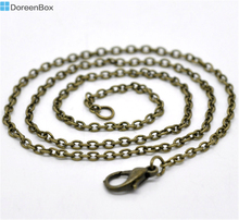 Doreen Box hot-  12 Bronze Tone Lobster Clasp Chain Necklaces 2x3mm 18" (B14104) 2024 - buy cheap