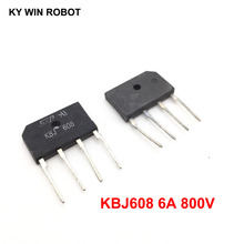 5PCS 6A 800V DIP-4 diode bridge rectifier KBJ608 2024 - buy cheap