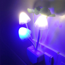 EU US Plug Novelty LED Mushroom Night Light Home Decoration Wall Beside Lamp Nightlights for Children Birthday Christmas Gift 2024 - buy cheap