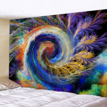 Stereo Rotating Space ohemian Hippie Tapestry Mandala Wall Decorative Wall Hanging Background Cloth Beach Towel 150x130cm 2024 - buy cheap