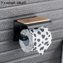 Caja de papel higiénico SUS 304 de acero inoxidable, soporte de papel higiénico cromado, negro, Portarrollos de papel accesorios de baño 2024 - compra barato