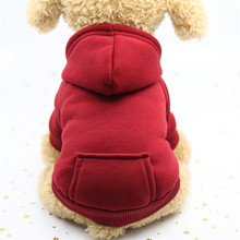 Зимняя мультяшная толстовка с капюшоном для собак, одежда для собак, пальто, куртка, хлопковая одежда для собак, одежда для французского бул... 2024 - купить недорого