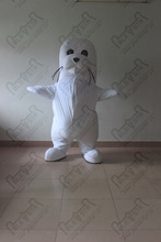 Small white sea lion mascot costume seal mascot costumes 2024 - buy cheap