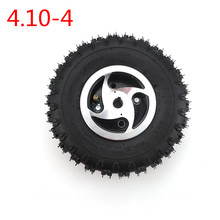 4.10-4 inch electric scooter  wheel 4 inch alloy rims hub with tyre and inner tube for Gas scooter bike 2024 - buy cheap