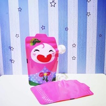 Free shipping 10pc/lot Baby Beverage Feeding Bag Plastic Reusable Pouch Cute Squeeze Bag 2024 - buy cheap