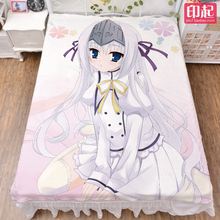 September Update Anime Infinite Stratos Cecilia Alcott Bodewig Milk Fiber Bed Sheet & Flannel Blanket Summer Quilt 150x200cm 2024 - buy cheap
