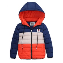 Jaqueta de inverno infantil com zíper, casaco quente para meninos jaqueta de neve e com capuz 2024 - compre barato