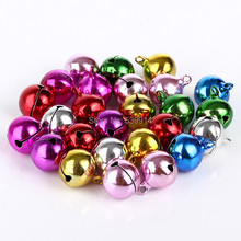 18mm Mixed Color 100pcs/lot Jingle Bell Small Bells Copper Metal Fit Festival Jewelry Pendants Charm Beads 2024 - buy cheap