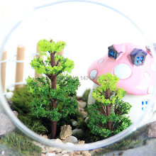10PCS/diy material/mini fake  tree(banyan tree)/terrarium decoration/fairy garden gnome/hoticulture/plant/bonsai/plastic crafts 2024 - buy cheap