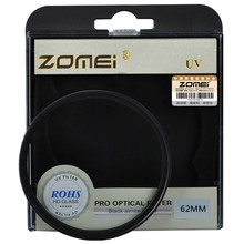 Фильтр Zomei 62 мм для объектива камеры Canon Nikon Sony Tamron Sigma OLYMPUS Fujifilm Pentax 62 мм 2024 - купить недорого