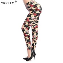 YRRETY-mallas Push Up con estampado para mujer, Leggings de entrenamiento, de poliéster, transpirables, para verano 2024 - compra barato