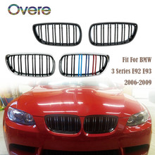 Овере автомобильный передний бампер гоночные решетки для BMW E92 E93 BMW 3 серии Coupe M3 2006 2007 2008 2009 325i 328i аксессуары 2024 - купить недорого