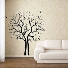 Free Shipping DIY Birds In A Tree Art Mural Vinly Decal Wall Sticker Home Decoration Plant Stickers Wall Poster decor sticker 2024 - buy cheap