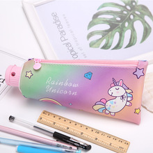 cute pencil case Kawaii estuche escolar unicorn kalem kutusu pencilcase pencil box trousse scolaire stylo pencilcase 2024 - buy cheap