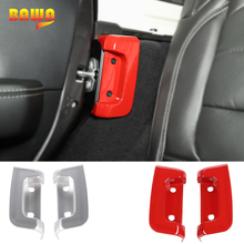 BAWA-molduras interiores para Jeep Wrangler JL 2018 ABS, hebilla de bloqueo de puerta trasera, pegatinas decorativas para Jeep Wrangler jl 2024 - compra barato