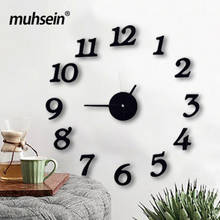 Free shipping 3D Best Home Decoration DIY Wall Clock Unique Large Wall  Stickers Self Adhesive home Decor Modern Wall Clocks 2024 - buy cheap